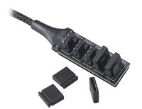 Akasa AK-CBFA08-30BK - 0,3 m - 4-pin PWM - 5 x 4-pin PWM - Maschio - Maschio - Dritto