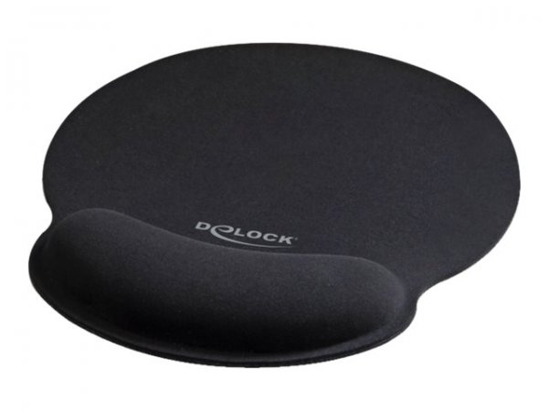 Delock 12559 - Nero - Monocromatico - Riposo del polso - Barra appoggiaferro antiscivolo
