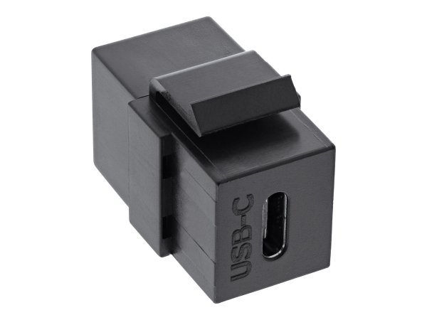 InLine Inserto Snap-In USB 3.1 Type-C femmina/femmina - nero