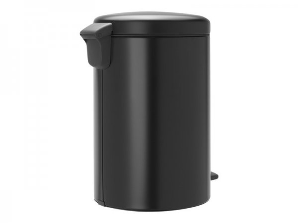 Brabantia 114106 - 20 L - Rotondo - Nero - Plastica - Pedale - 29 cm