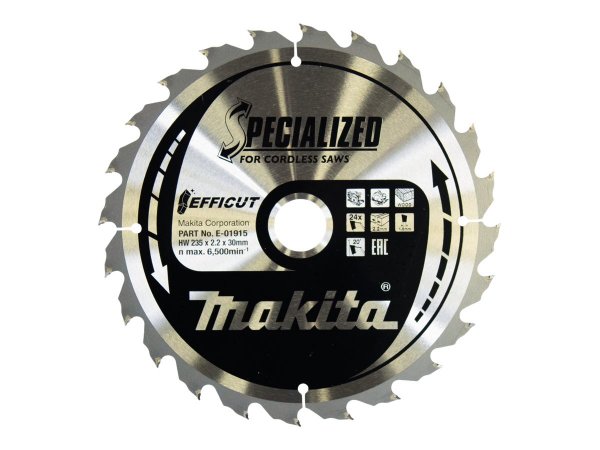 Makita E-01915 - Legno - 23,5 cm - 3 cm - 2,2 mm - 6500 Giri/min - 1 pz