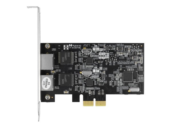 Delock PCI Express x2 Karte auf 2 x RJ45 2.5 Gigabit - Cavo - Rete