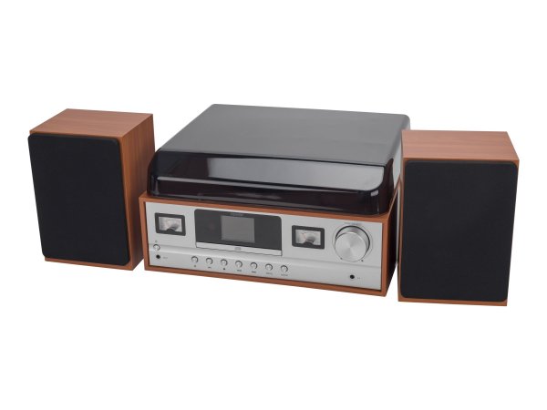 Inter Sales Denver MRD-52LIGHTWOOD - Argento - Legno - DAB+ - FM - 10 W - AC - 230 V - 50 Hz