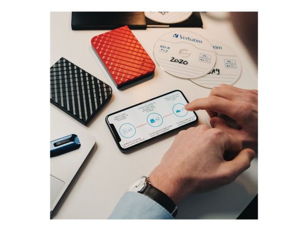 Verbatim SSD Portatile Store 'n' Go USB 3.2 GEN 1 256 GB - 256 GB - USB tipo-C - 3.2 Gen 1 (3.1 Gen