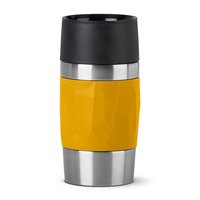 EMSA TRAVEL MUG Compact Thermobecher gelb/edelstahl 0.3 Liter