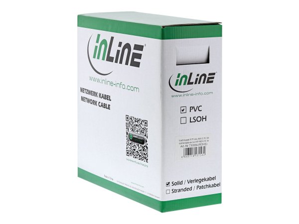 InLine Matassa Cavo SF/UTP - Cat. 5e - AWG24 CU - halogenfree - 100m