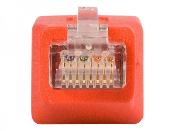 StarTech.com Adattatore Ethernet Gigabit Cat6 a trasversale - RJ-45 - RJ-45 - Rosso