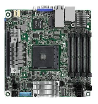 ASRock X570D4I-2T - AMD - Presa AM4 - AMD Ryzen 3 3rd Gen - 3rd Generation AMD Ryzen 5 - 3rd Generat