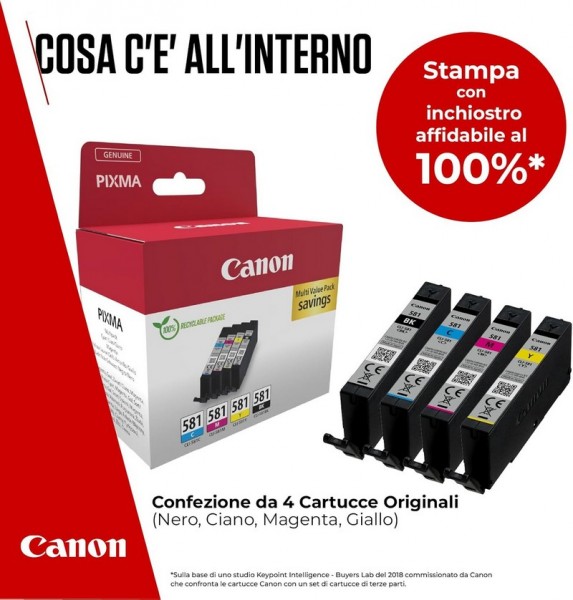 Canon 2103C006 - Nero - Ciano - Magenta - Giallo - 4 pz - Confezione multipla