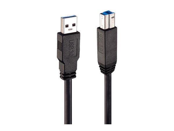Lindy 43098 - 10 m - USB A - USB B - USB 3.2 Gen 1 (3.1 Gen 1) - 5 Gbit/s - Nero