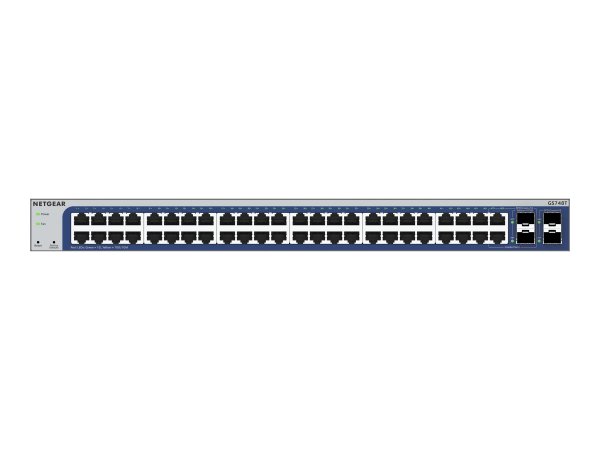 Netgear GS748T - V6 - Switch - L3 Lite - Smart - 48 x - Interruttore - Filo di rame