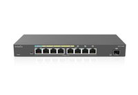 EnGenius Switch full managed Extender• 8x 1 GbE• 4x PoE at• 1x SFP• - Interruttore - 8-port