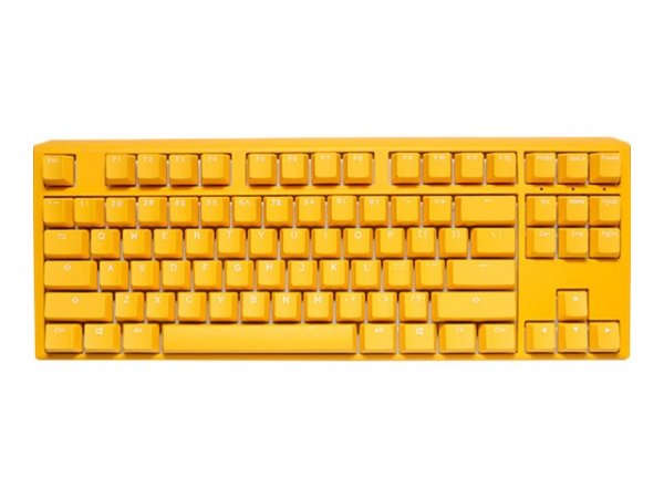 Ducky One 3 Yellow TKL - Tenkeyless (80 - 87%) - Cablato - USB - Interruttore a chiave meccanica - G