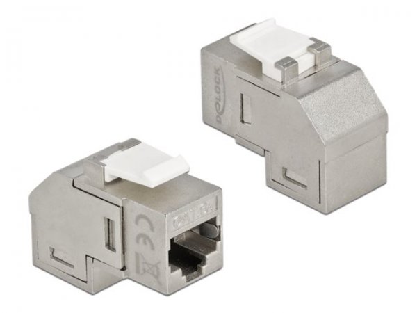 Delock Keystone Modul RJ45 Buchse zu Cat.6a 90 gewinkelt