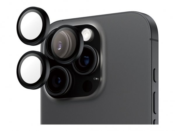 PanzerGlass Hoops Schwarz Kameraschutz iPhone 16 Pro| 16 Max