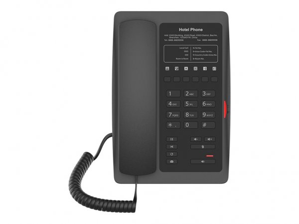 Fanvil H3W - IP Phone - Nero - Cornetta cablata - In-band - Out-of band - Info SIP - 2 linee - G.711