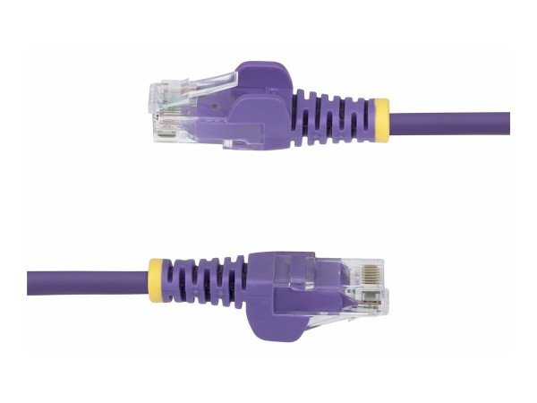 StarTech.com Purple Slim Cat6 Ethernet Cable - Cavo - Rete