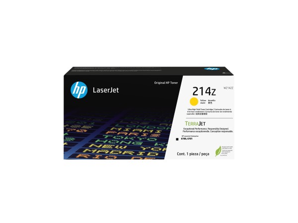 HP Cartuccia toner originale giallo ad altissima capacità LaserJet 214Z - 26000 pagine - Giallo - 1