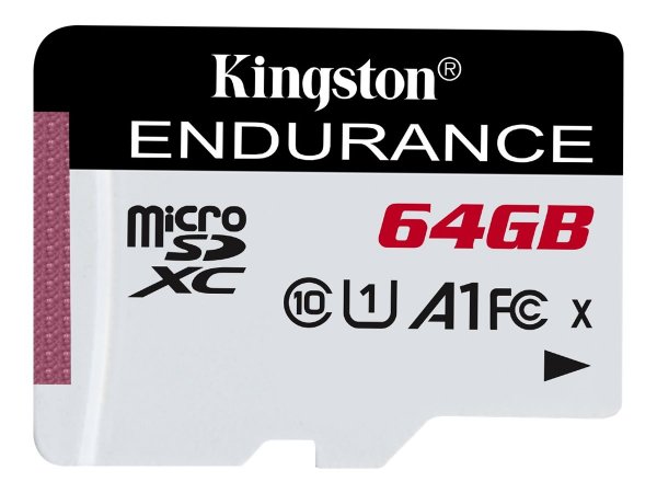 Kingston High Endurance - 64 GB - MicroSD - Classe 10 - UHS-I - 95 MB/s - 30 MB/s
