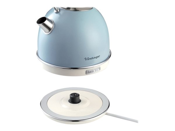 Ariete ARI-2877-BL - 1,7 L - 2000 W - Beige - Blu - Indicatore del livello dell'acqua - Senza filo