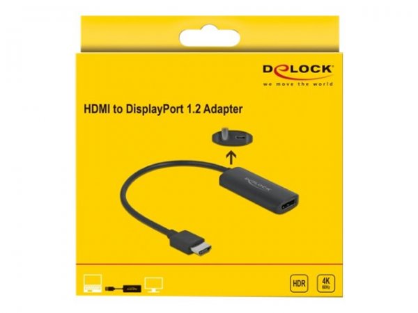 Delock Video- / Audio-Adapter - HDMI, Mikro-USB Typ B (nur Strom)