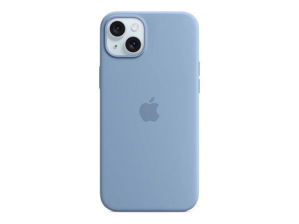 Apple Custodia MagSafe in silicone per iPhone 15 Plus - Blu inverno - Cover - Apple - iPhone 15 Plus