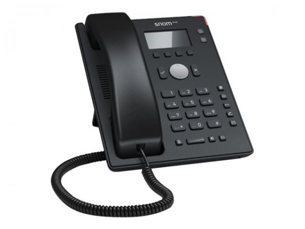 Snom D120 - IP Phone - Nero - Cornetta cablata - Scrivania/Parete - In-band - Fuori banda - Info SIP