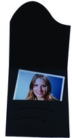 Daiber 16020 - Envelope folder - Cartoncino - Nero - Ritratto - 1 tasche - 100 pz