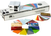 Zebra Color - PVC Karte - 30 mil - Blau - CR-80 Card 85.6 x 54 mm - 500 n - für