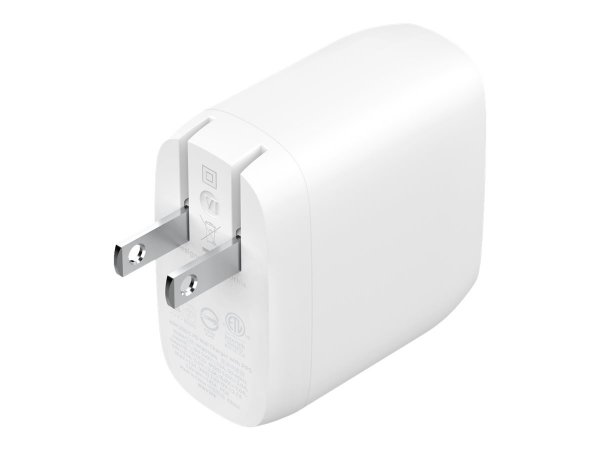 Belkin CARICABATTERIE DA PARETE DUAL 30W PORTA USB-C - Interno - AC - Bianco