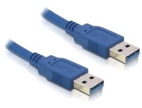 Delock USB 3.0-A male/male - 2m - 2 m - USB A - USB A - Maschio/Maschio - 5 Gbit/s - Blu