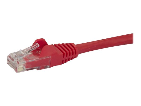 StarTech.com N6PATC10MRD - 10 m - Cat6 - U/UTP (UTP) - RJ-45 - RJ-45 - Rosso