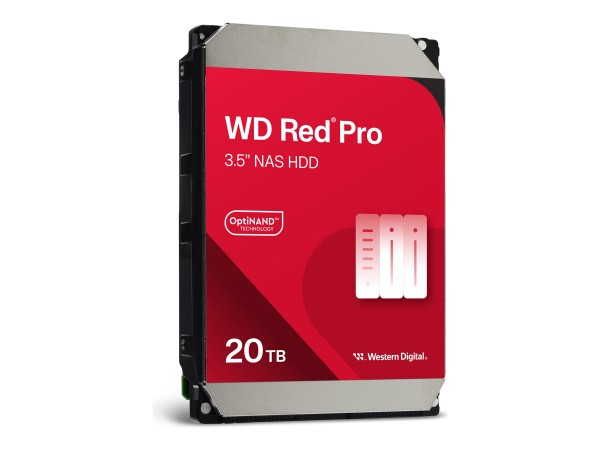 WD Red Plus Clearance - 20 TB - 7200 Giri/min - 512 MB - 3.5" - SATA