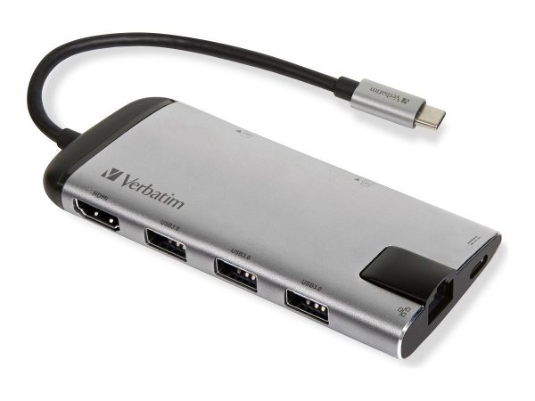 Verbatim 49142 - USB 3.2 Gen 1 (3.1 Gen 1) Type-C - Nero - Argento - MicroSD (TransFlash) - USB 3.2