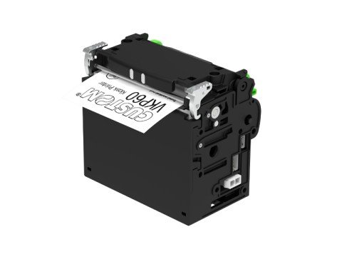 Custom VKP60 Compact - Kioskeinbaudrucker, thermodirekt, 203dpi, USB+ RS232 - Stampante - 203 dpi