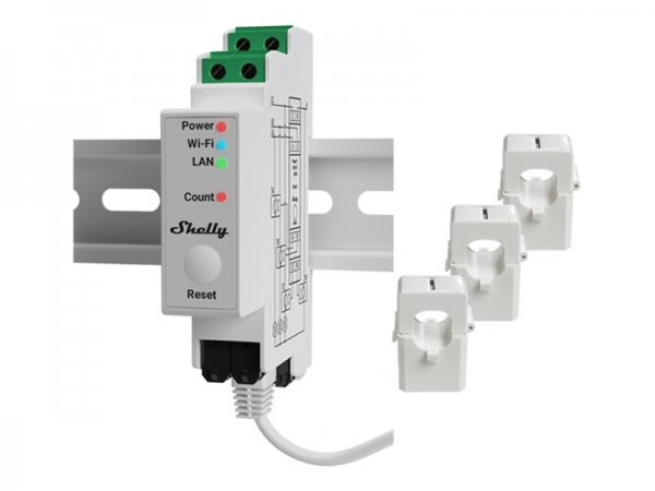 Shelly Pro 3EM 120A v2 Stromzähler[ _Pro_3EM_120A_v2]
