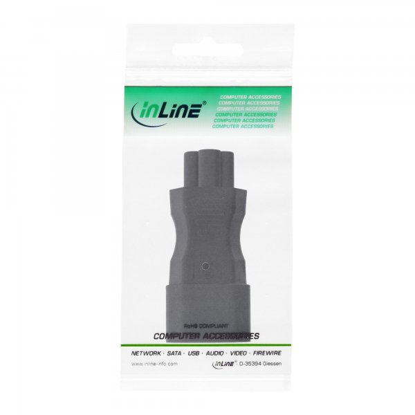 InLine Adattatore di rete IEC 60320 C14 / C5 - 3 pin IEC / notebook