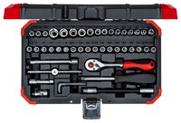 Gedore R49003046 - Set di bussole - 1/4" - Metrico - 35 testina/e - 4,4.5,5,5.5,6,7,8,9,10,11,12,13,
