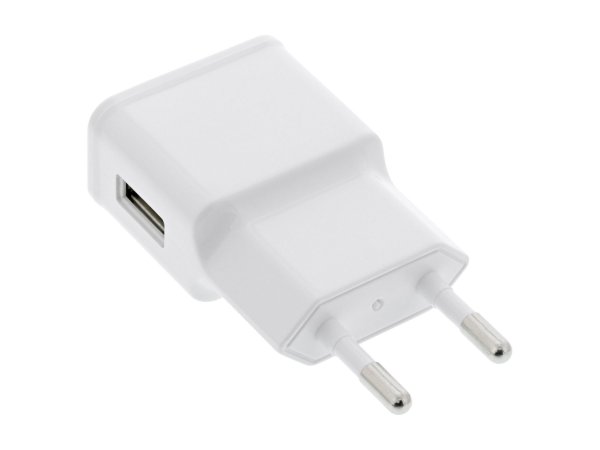 InLine Alimentatore USB 100-240VAC - Out: 1x USB 5V/1200mA - bianco