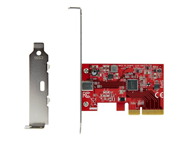 StarTech.com Scheda PCIe USB 3.2 Gen 2x2 a 1 porta - USB-C SuperSpeed 20Gbps PCI Express 3.0 x4- Hos