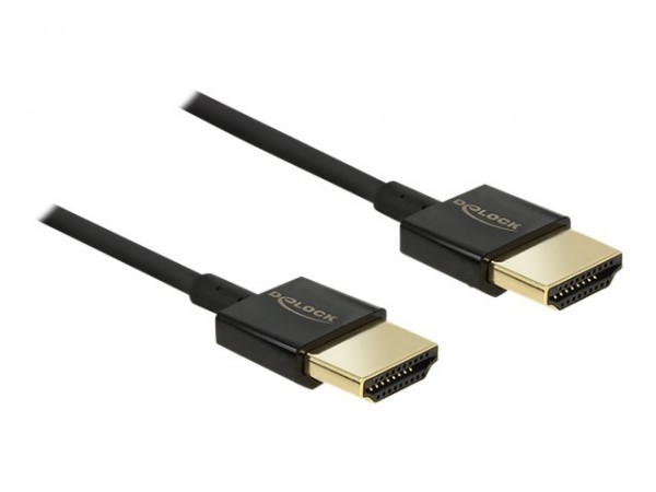 Delock HDMI/HDMI - 1.5 m - 1,5 m - HDMI tipo A (Standard) - HDMI tipo A (Standard) - 3840 x 2160 Pix