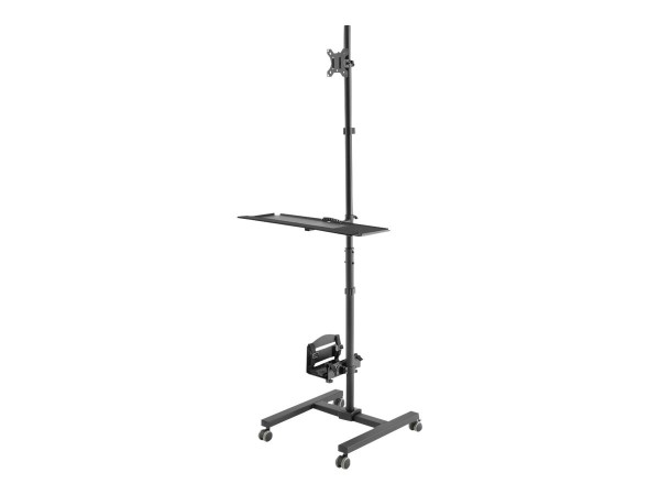 Neomounts FPMA-MOBILE1700 Postazione di lavoro mobile 10-32" - Nero - Acciaio - 8 kg - 25,4 cm (10")