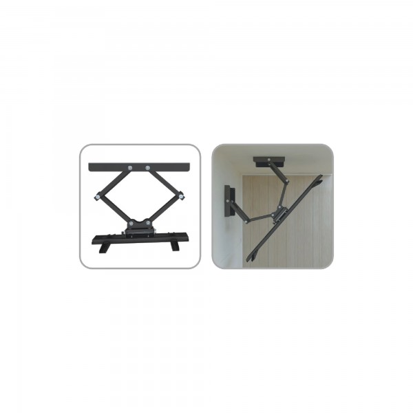 InLine Supporto TV Parete 94-160cm (37-63") 60Kg - per muri ad angolo