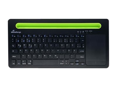 MEDIARANGE MROS131 - 60% - Wireless - Bluetooth - QWERTZ - Nero - Verde
