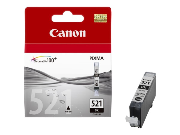 Canon PIXMA CLI-521BK - Cartuccia di inchiostro Originale - Nero - 9 ml