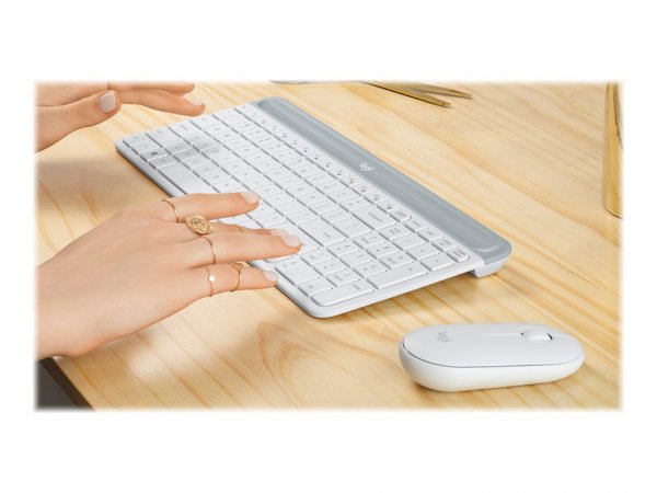 Logitech MK470 Slim Combo - GRAPHITE - Tastiera - 1000 dpi