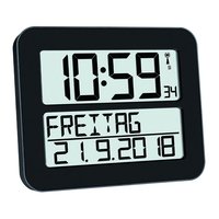 TFA TimeLine MAX - Sveglia digitale - Nero - Plastica - Batteria - Stilo AA - 258 mm TFA TimeLine MAX - Sveglia digitale - Nero - Plastica - Batteria - Stilo AA - 258 mm