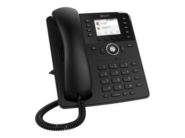 Snom D735 - IP Phone - Nero - Cornetta cablata - In-band - Fuori banda - Info SIP - 1000 voci - Suon