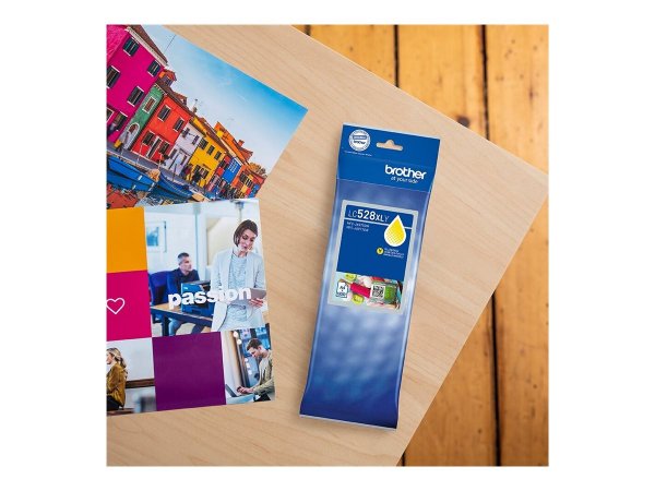 Brother LC528XLY Yellow Ink Cartridge - Originale - Cartuccia di inchiostro