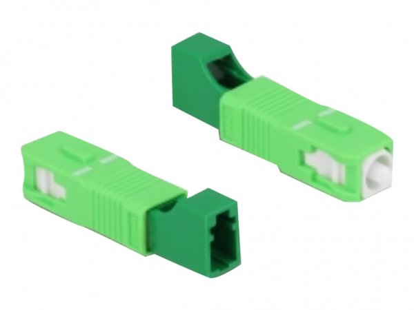 Delock Netzwerkkoppler - SC M zu LC W - Glasfaser - Simplex - grün - Cavo - Video/analogico